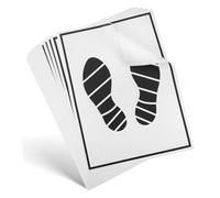 Gatuida 50pcs Disposable Car Mats Paper Foot Mats for Car Floor Protection Foldable and Lightweight Vehicle Floor for Everyday Use