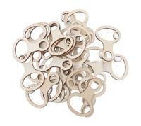 Gatuida 50pcs Embroidery Thread Organizer Floss Thread Spool Rack Sewing Storage Holder Card Needlework Thread Organiser Thread Sorter Cross Stitch Sewing Bobbin Organizer Beige Wood