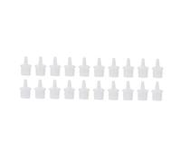 Gatuida 50Pcs Eyelash Glue Bottle Caps Plastic Nozzle Replacement Tips for Lash Extension Bottles Practical Accessory Compatible