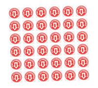 Gatuida 50pcs Fire Extinguisher Labels Round Self Adhesive Decals Fade Resistant Wear Resistant Safety Stickers for Indoor Outdoor Business Fire Action Notice