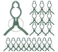 Gatuida 50pcs Gardening Clips Set for Plant Support Durable Clamps Flexible Tomato Vine Fixing Clips for Climbing Plants Efficient Reusable Gardening