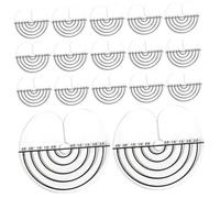 Gatuida 50pcs Hair Extension Spacer Template Heat Shield Guards for Bonding Salon Supplies Pad Protector