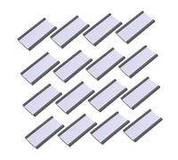 Gatuida 50pcs Magnetic Label Holders C Channel Price Tag Clips for Warehouse Shelf Organization Strong Stable Magnetic Sign Clips for Supermarket and Retail Display