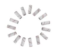 Gatuida 50pcs Manicure Sanding Bands Nail Drill Bits Tungsten Steel Fine Grit for Shaping Acrylic Nails Removing Grease Suitable for Art and Personal Manicure