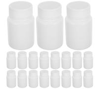 Gatuida 50pcs Medicine Pill Bottles with Child Resistant Caps - 50 g Empty Plastic Small Prescription Medicine Containers - Pill Case - Travel Vials for Toiletries