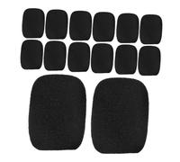 Gatuida 50pcs Mini Lavalier Microphone Foam Covers High Density Headset Windscreens for Noise Reduction Dust Moisture Protection Clear Sound Outdoor Teaching Guiding Presentations