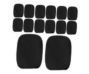 Gatuida 50pcs Mini Lavalier Microphone Foam Covers High Density Headset Windscreens for Noise Reduction Dust Moisture Protection Clear Sound Outdoor Teaching Guiding Presentations