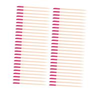 Gatuida 50pcs Nail Polishing Sticks Nail Sander Manicure Cuticle Tool Manicure Sanding Sticks Pedicure Sanding Wooden Cuticle Pusher Push Rosy