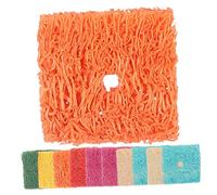 Gatuida 50pcs Natural Loofah Chewing for Small Pets Safe Molar Slices for Rabbits Hamsters Chinchillas Guinea Pigs and Rats Bite Resistant Pet Playthings Random Color