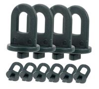 Gatuida 50pcs Plastic Greenhouse Plant Hangers with Strong Bearing Capacity for Flower Pots and Vegetable Basket Fixing Reusable Clips for Garden Wire and Plant Support