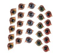 Gatuida 50pcs Plastic Safety Eyes with Washers for Stuffed Animals and Crochet Dolls Realistic Doll Eyeballs for DIY Plush Crafts and Handmade Soft Making