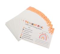 Gatuida 50pcs Rainbow Teacher Reward Cards for Classroom Behavior Incentive Positive Postcards to Parents Preschool Kindergarten Elementary Student Motivation