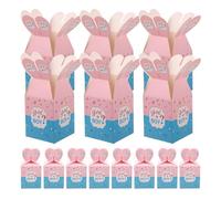 Gatuida 50pcs Reusable Paper Candy Box for Party Treats and Chocolate Sweets, Small Wrapping Box Suitable for Decoration the Festive Atmosphere and Birthday Favour Gifts