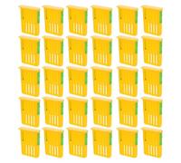 Gatuida 50pcs Royal Bee Breeding and Transport Cage Reusable Plastic Rearing Cages for Beekeeping Tools for Isolating and Transporting Royal Bees