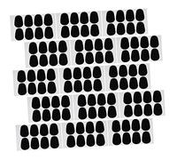 Gatuida 50pcs Saxophone Dental Pads Silicone Cushions for Saxophone Patch Pads Reusable Adhesive Sax Cushions for Music Practice and Performance