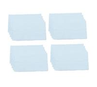 Gatuida 50pcs Sky Blue Jewelry Cleaning Cloths Suede Nap Wipes for Silver Jewelry Lens Durable Polishing Cloth for Watches and Devices