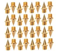 Gatuida 50pcs Steel Track Spikes for Running Shoes Slip Pyramid Spikes for Short Distance Sprinting High Jump and Athletics Athletic Shoe Repairing Accessory
