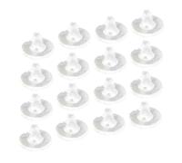 Gatuida 50Pcs Transparent Silicone Earring Backs for Women Studs Slip Soft Jewelry Accessories for Heavy Earrings Comfortable DIY and Skin Safe