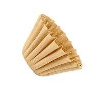Gatuida 50PCS Unbleached Cake Shape Coffee Filter Papers for Hand Drip Brewing Safe Odorless Material Compatible with Cup Drippers Leak Resistant for Home Kitchen Coffee Lovers