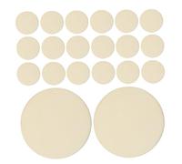 Gatuida 50pcs Unfinished Round Wood Thick Natural Wooden Discs for DIY Craft Circles Rustic Home Artistic Expression and Group Crafting Projects