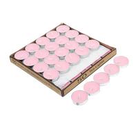 Gatuida 50pcs Unscented Round Tealight Candles Clean Burning Bulk Candles for Weddings Romantic Dinners Home and Everyday Use Compact Elegant Design