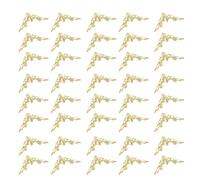 Gatuida 50pcs Vintage Metal Book Corner Protectors Elegant Golden Decorative Covers for Scrapbooks Albums and Jewelry Boxes Durable Edge Guards for DIY Projects