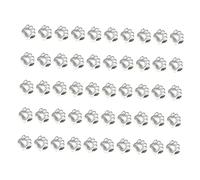 Gatuida 50pcs Vintage Zinc Alloy Bear Claw Shaped Spacer Beads for DIY Jewelry Making Large Pendant Beads for Necklace Bracelet Craft Antique Silver Tone