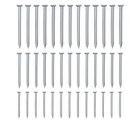 Gatuida 515pcs Galvanized Steel Masonry Nails Set - Hardened Flat Head Cement Wall Nails with 30mm, 40mm, 50mm Sizes for Concrete, Brick, Tiling and Hanging Painting Applications