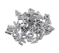 Gatuida 52pcs Rhinestone Alphabet Charms Alloy Letters A Z Pendants for DIY Jewelry Making for Bracelets Necklaces Earrings Creative Crafting Accessories