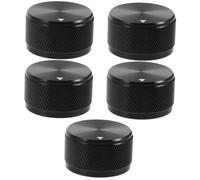 Gatuida 5pcs Aluminum Guitar Potentiometer Knobs for Volume Control Replacement Bass Volume Caps for String Instrument Professional Instrument Accessories for Home Audio Amplifier