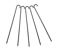 Gatuida 5pcs Black Cosplay Crutch Props Lightweight Plastic Walking Sticks for Magician Dress Up Stage Performance Party Accessories
