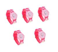 Gatuida 5pcs Boy Girl Silicone Watch Heart Design Cute Cartoon Style for Boys Girls Easy to Read for Parties Learning for Young Boy Girl