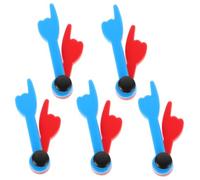 Gatuida 5pcs DIY Clock Hands Replacement for Educational Plastic Clock Pointers Safe Material Childrens Learning Tool for Understanding and Math Skills Development