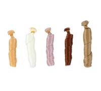 Gatuida 5pcs Doll Wigs Heat Resistant DIY Accessory for Handmade Doll Hair Styling and Repair Includes Multiple for Customizing
