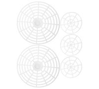 Gatuida 5pcs Fermentation Weight Pickling Press Plates, Pe Fermenting Plate for Pickling, Keep Vegetables Submerged, Food Safe, Easy to Clean, for Home Use