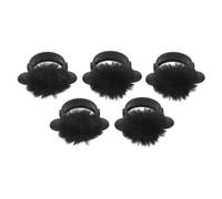 Gatuida 5pcs Furry Outdoor Lavalier Microphone Wind Cover Muff Noise Reduction Windproof for Microphone Windscreen Mic Cover