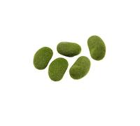 Gatuida 5PCS Imitation Moss Rocks Artificial Balls for Bonsai Decoration Vivid Green Faux Stones for Indoor Woodland Terrariums Fairy Gardens Vase Fillers Durable Simulation Pebbles
