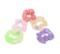 Gatuida 5pcs LED Neon Glow Scrunchies with Light Modes Elastic Hair Bands for Party Halloween Festival and Outdoor Night Events Comfortable and Secure Fit