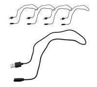 Gatuida 5PCS Magnetic Smartwatch Charging Cables USB Fast Charge Data Cord Portable Power Charger for Watches and Bands Home Travel Use