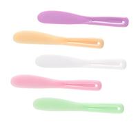 Gatuida 5Pcs Mask Mixing Plates with Stirring Rods Durable DIY Face Mask Tools for Easy Skincare Application Reusable for Home Beauty and Salon Use