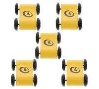 Gatuida 5pcs Montessori Wooden Car Ramp with Pull Back Mini Race Cars for Early Learning Educational Track Enhances Creativity and Spatial Skills