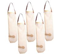 Gatuida 5pcs Over Door Storage Bags Hanging Mesh Bags for Onion Potatoes Garlic Reusable Kitchen Household