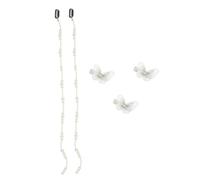 Gatuida 5pcs Pearl Chain Hair Clips Braid Hair Extension Decor Elegant Artificial Pearl Iron Nylon Clips to Decorate Hairstyles and Create Beautiful Hairstyles for Banquet and Anniversary
