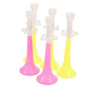 Gatuida 5pcs Plastic Sports Game Trumpet Noisemakers Loud Cheering Horns for Football Soccer Party Fans Sporting Events and Graduation Celebrations