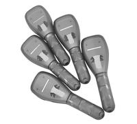 Gatuida 5pcs Portable Travel Shaving Tool Case Hard Plastic Slip Organizer for Mens Beard Trimmer and Storage Lightweight Compact Holder for Grooming Essentials