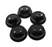 Gatuida 5pcs Red Black Speaker Terminal Connectors for Subwoofer Box with Dual Spade Barrier Quick Pin Binding Posts Spring Loaded Clips for Audio Systems Easy Polarity Identification and