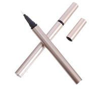 Gatuida 5Pcs Refillable Eyeliner Pen Tubes Matte Gold Liquid Applicators Lightweight Leakproof DIY Makeup Practice for Beginners and Artists