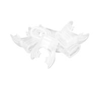 Gatuida 5pcs Scuba Replacement Mouthpiece Ergonomic Plastic Diving Mouthpiece for Secure Fit Snorkeling and Diving Transparent Design for Comfortable Underwater Experience