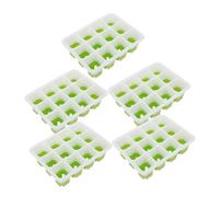 Gatuida 5pcs Silicone Seedling Starter Tray Cell Flexible Nursery Pots with Drainage for Indoor Greenhouse and Garden Plant Propagation Reusable Plant Nursery Trays
