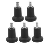 Gatuida 5pcs Snap Ring Bell Glides Chair Foot Pads Replacement for Office Desk High Chair Stationary Casters with Slip Floor Protection Wear Resistant Material Compatible with Standard